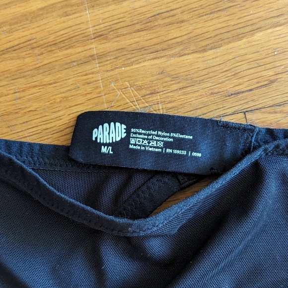 Parade Sheer Support Garter Belt | Silky Mesh (Eightball) - Picture 3 of 3